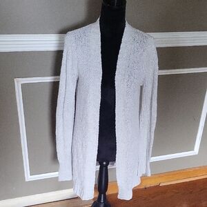 Roxy Cream Open-Front Cardigan Size Medium